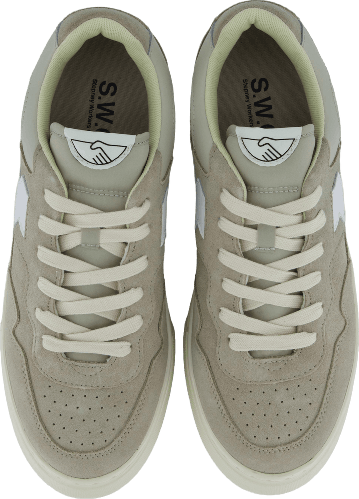 Pearl S-strike Suede Lt Grey & White