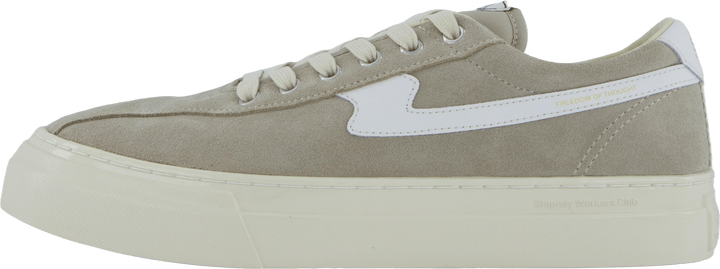 Dellow S-strike Cup Suede Lt Grey & White