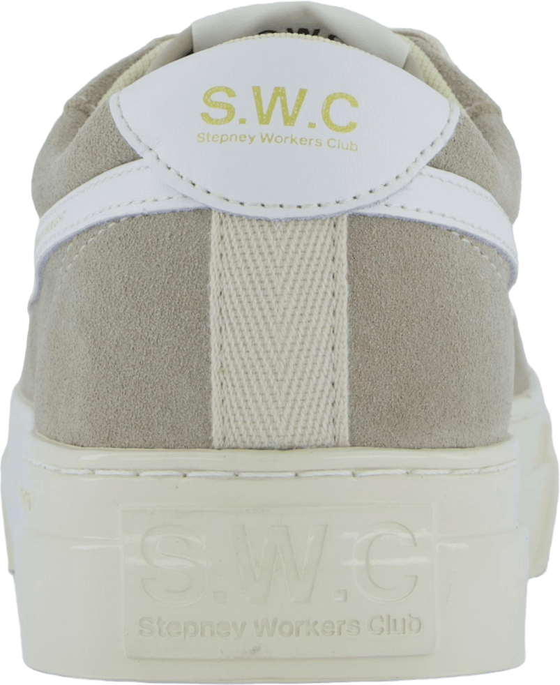 Dellow S-strike Cup Suede Lt Grey & White