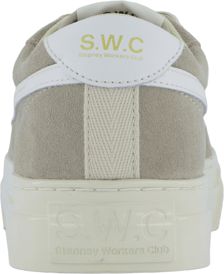 Dellow S-strike Cup Suede Lt Grey & White