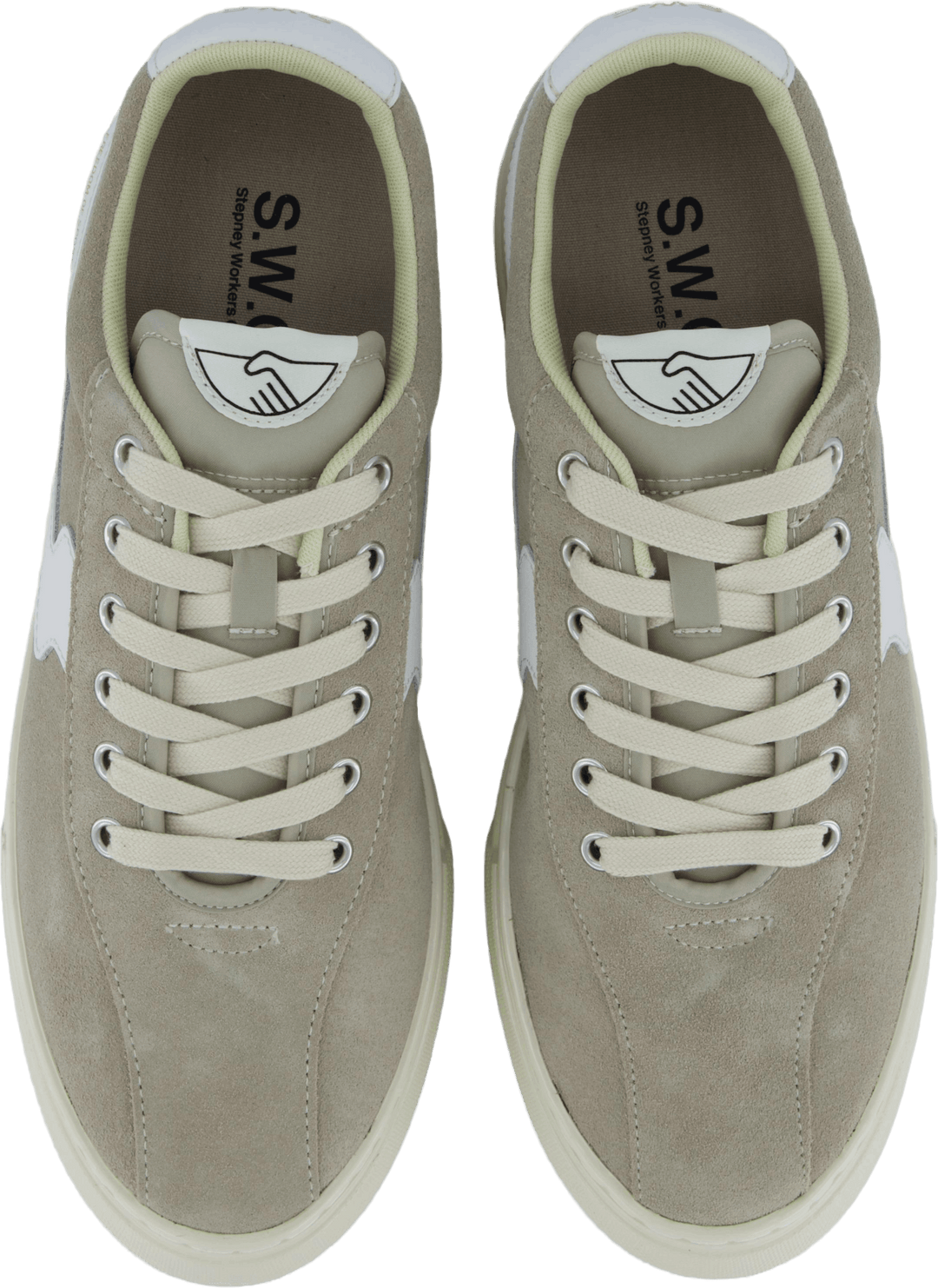 Dellow S-strike Cup Suede Lt Grey & White