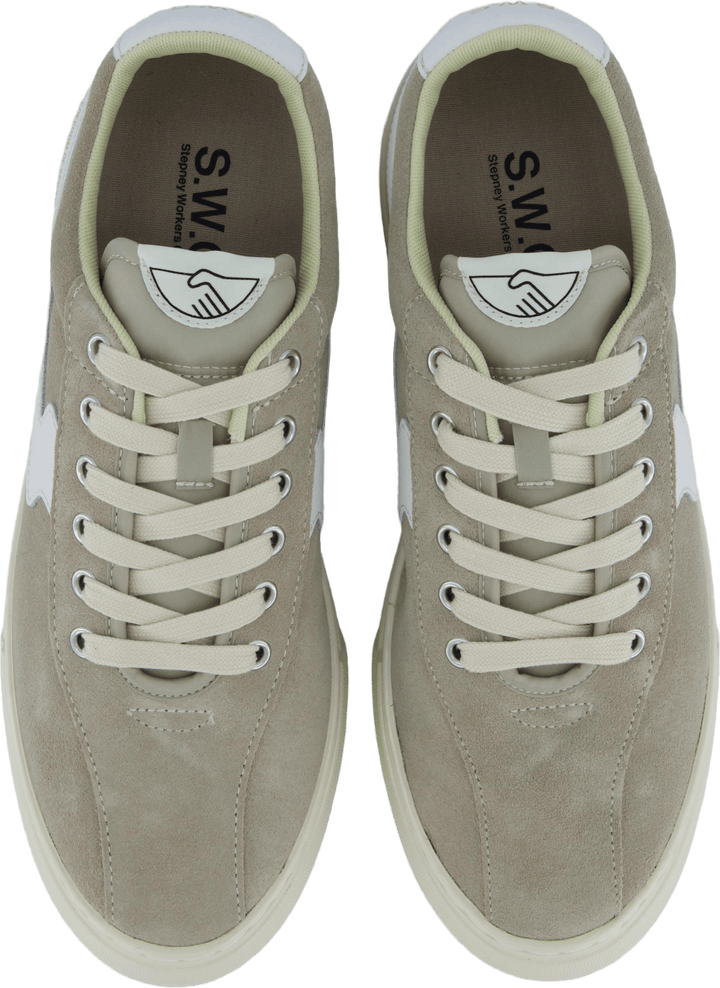Dellow S-strike Cup Suede Lt Grey & White