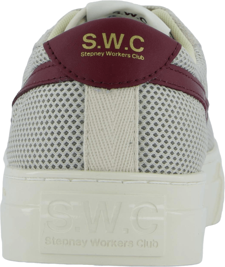 Dellow S-strike Cup Tennis Mes Ecru & Red