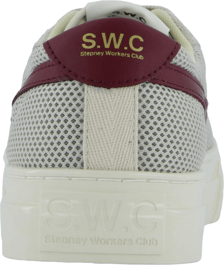 Dellow S-strike Cup Tennis Mes Ecru & Red
