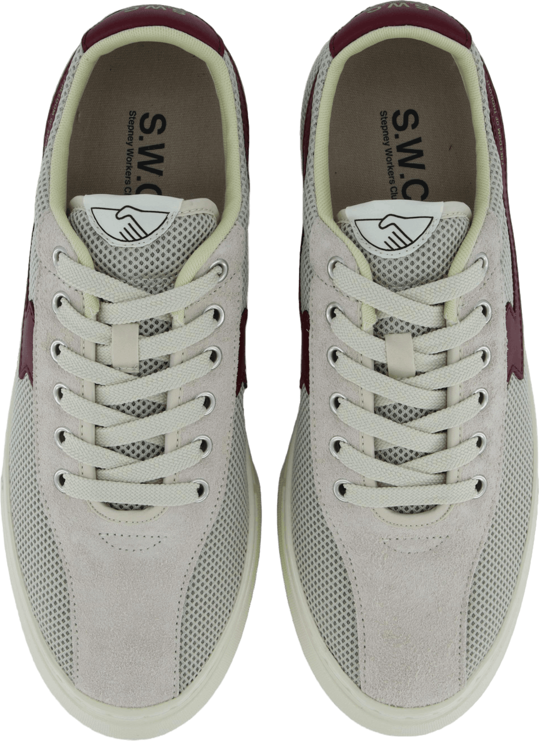 Dellow S-strike Cup Tennis Mes Ecru & Red