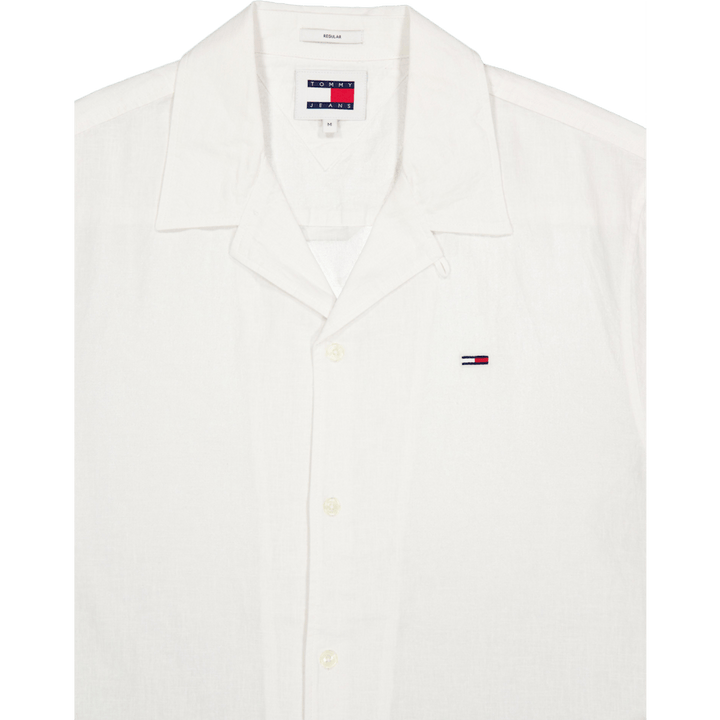 Tjm Linen Blend Camp Shirt Ext
