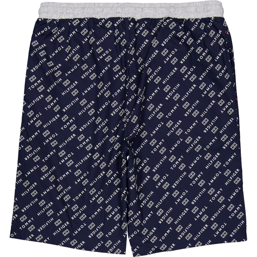 Ss vävd pyjamas med dragsko och diagonal logotyp