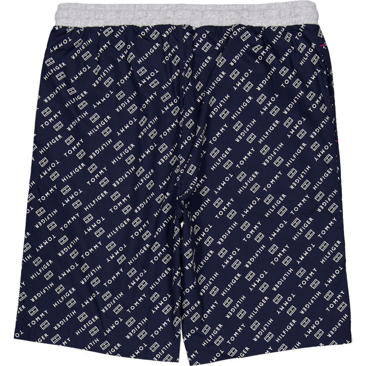 Ss vävd pyjamas med dragsko och diagonal logotyp