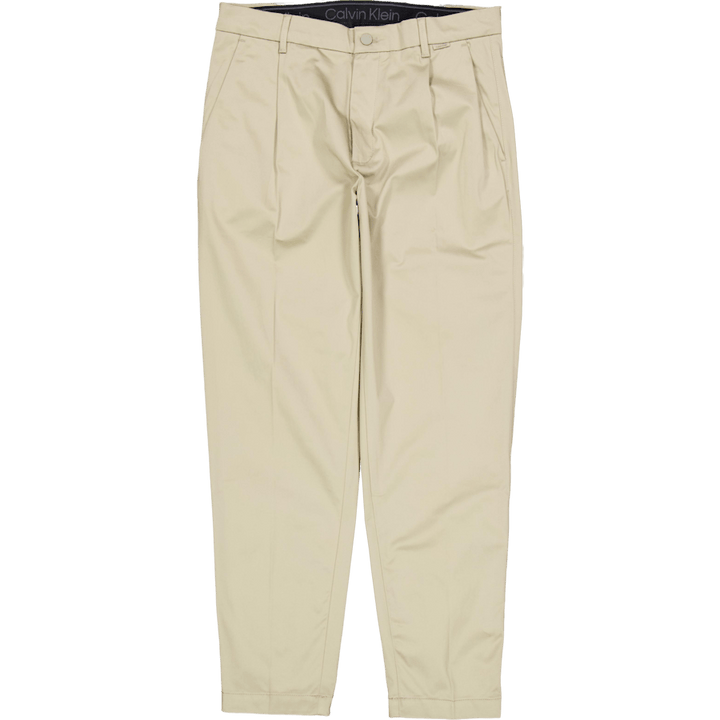 Sateen Stretch Cropped Tapered Fresh Clay