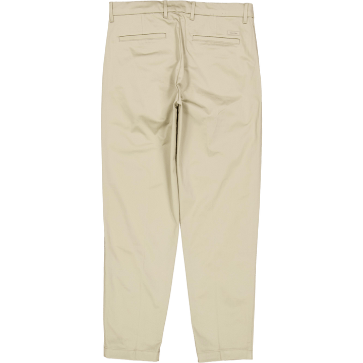 Sateen Stretch Cropped Tapered Fresh Clay