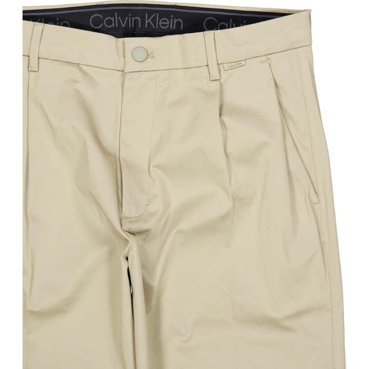 Sateen Stretch Cropped Tapered Fresh Clay
