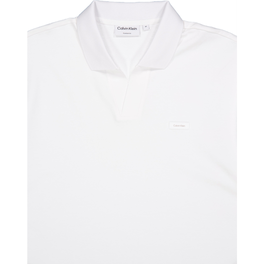 Smooth Cotton Open Placket Pol