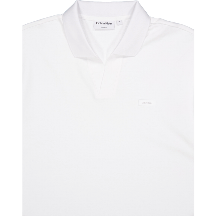 Smooth Cotton Open Placket Pol