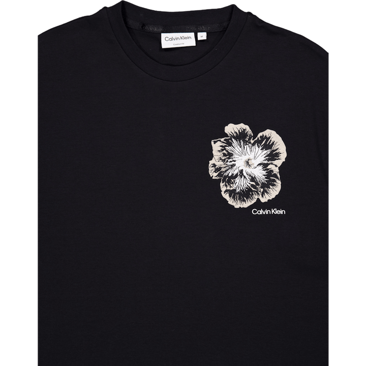 Embroidered Night Flower T-shi Ck