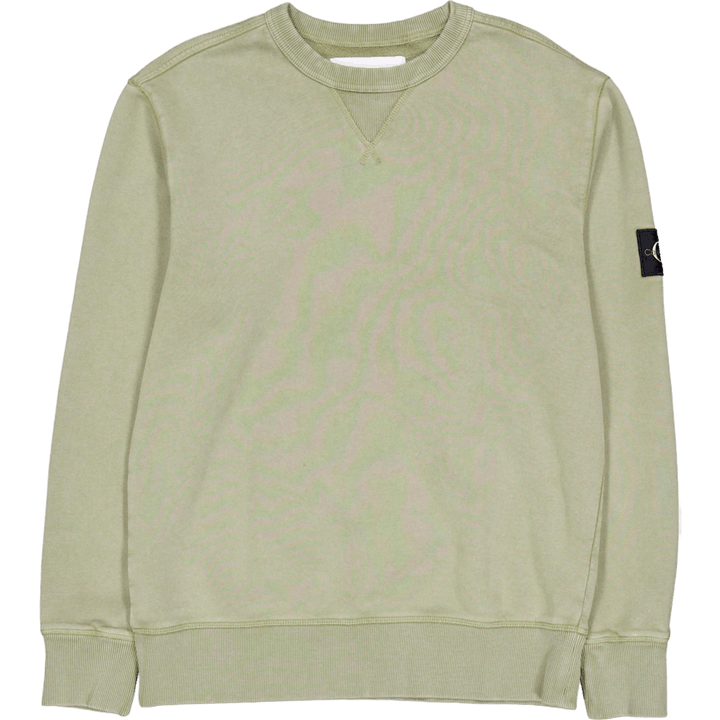 Washed Badge Crew Neck Dark Juniper