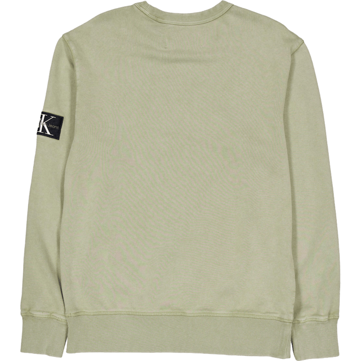 Washed Badge Crew Neck Dark Juniper
