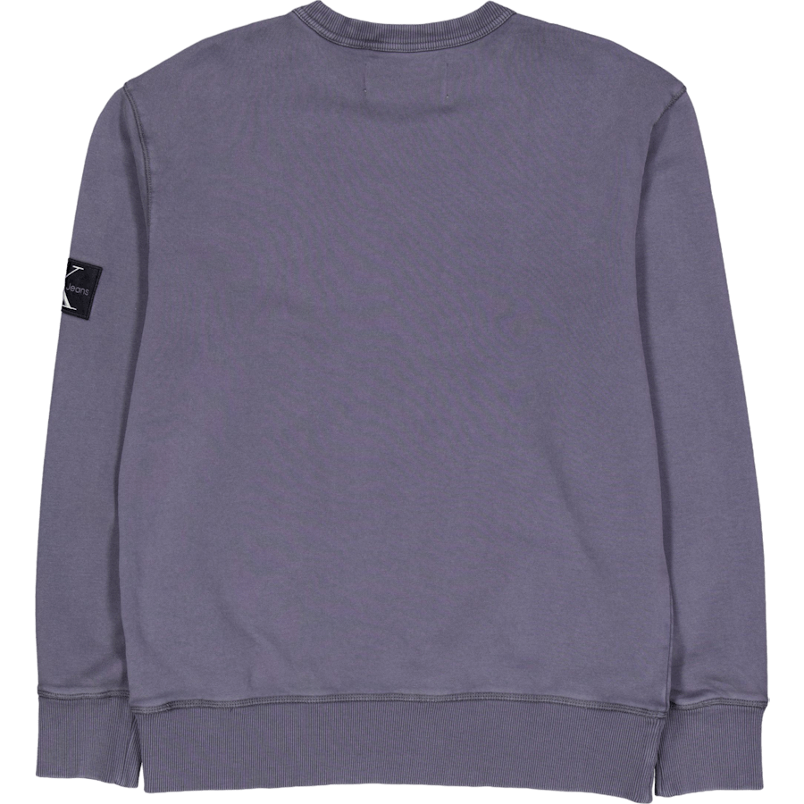Washed Badge Crew Neck Washed