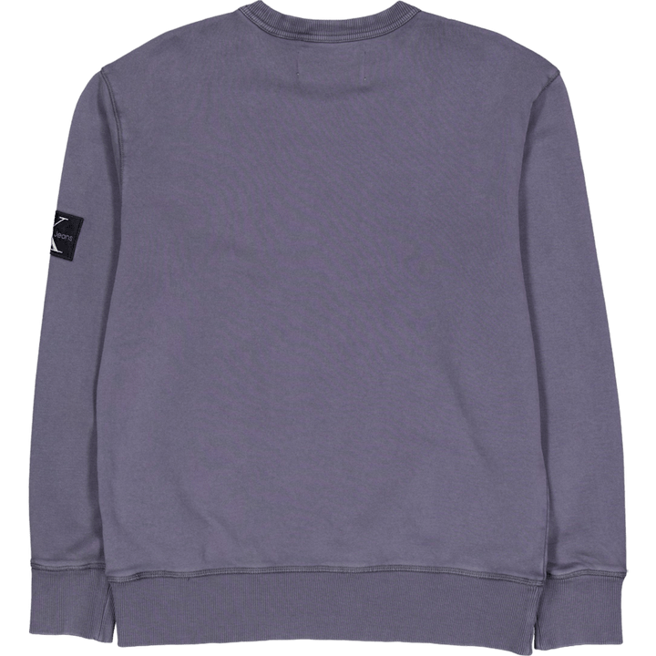 Washed Badge Crew Neck Washed
