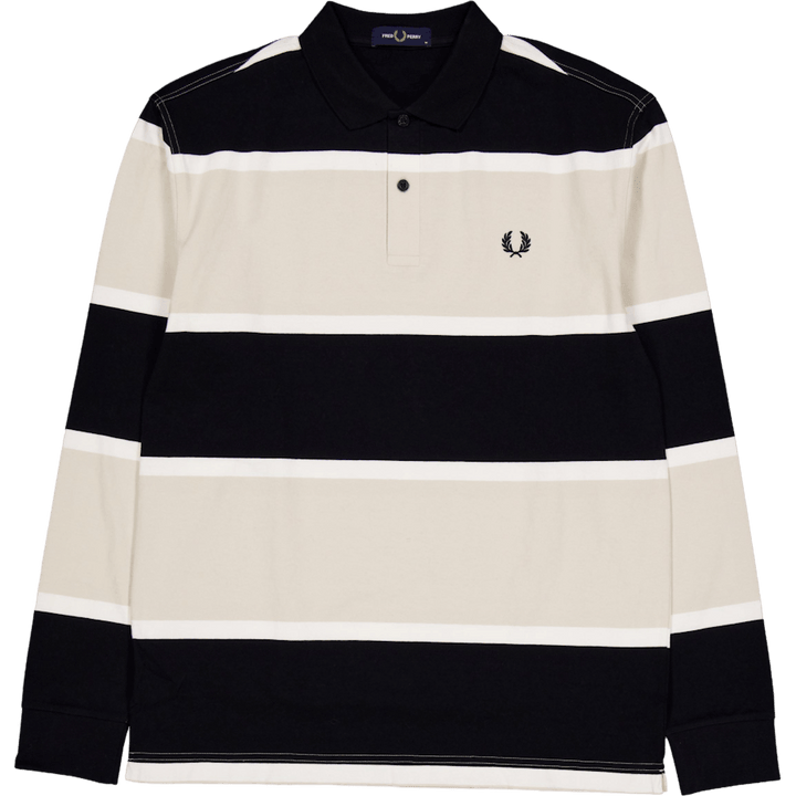 Relaxed Stripe Polo Shirt 691