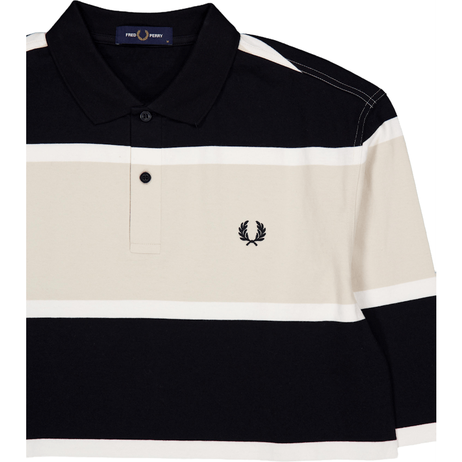 Relaxed Stripe Polo Shirt 691