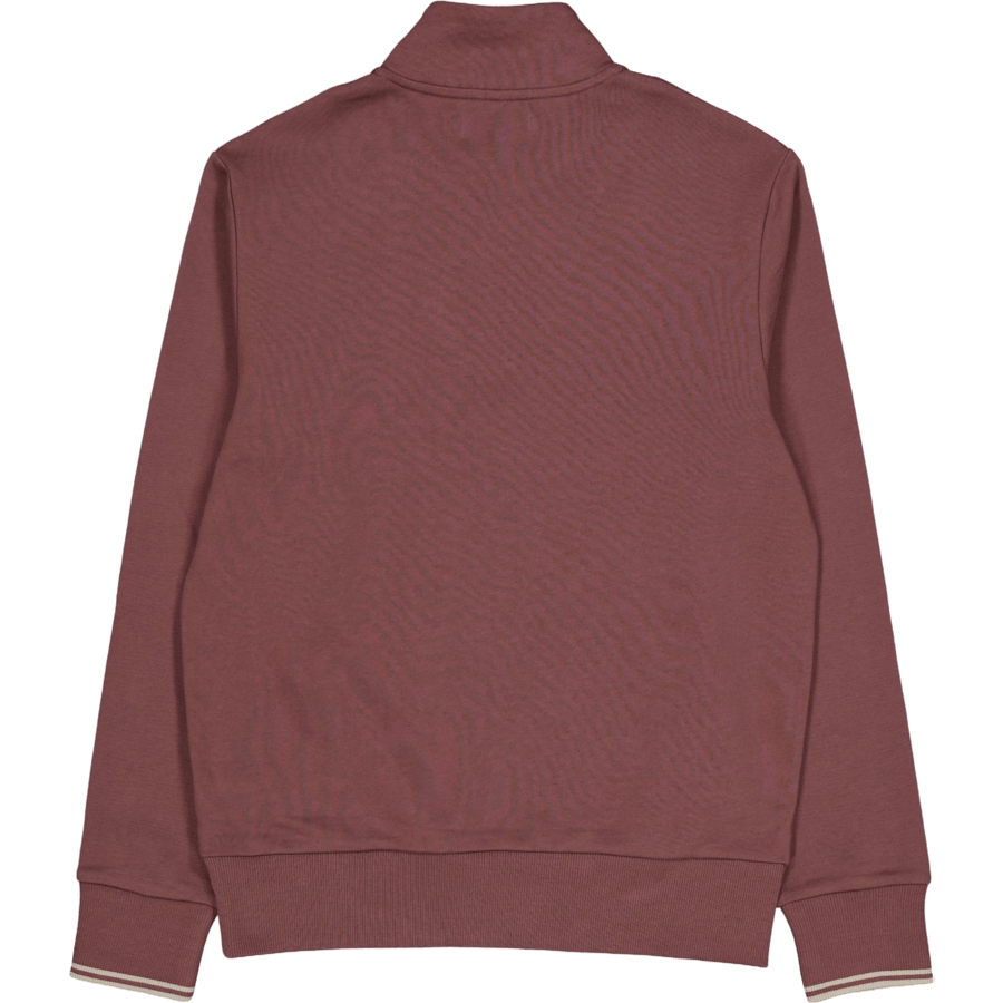 Felpa con mezza zip U85