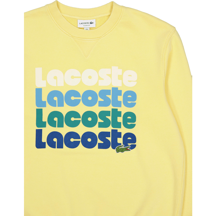 Sweat-shirt à logo Lacoste Iy1 Cornsilk