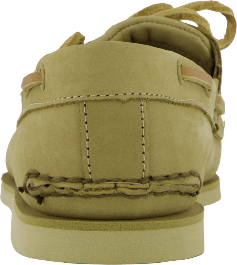 Klassischer Bootsbootschuh Hellbeige Nubuk