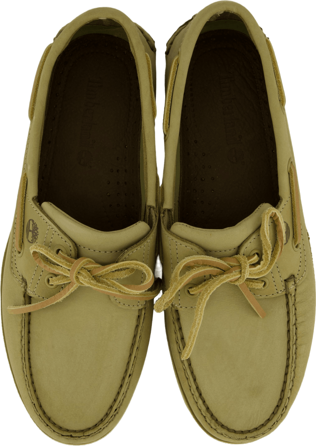 Klassischer Bootsbootschuh Hellbeige Nubuk