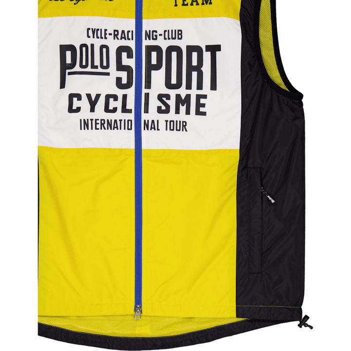 Polo Sport Water-Resistant Vest Canary Yllw/Whte/Polo Blck
