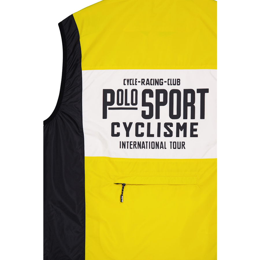 Polo Sport Water-Resistant Vest Canary Yllw/Whte/Polo Blck