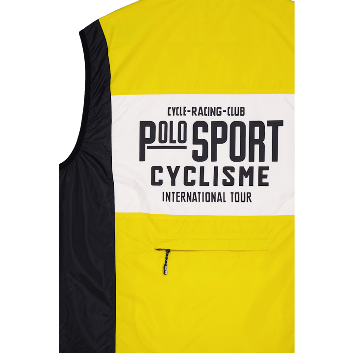Polo Sport Water-Resistant Vest Canary Yllw/Whte/Polo Blck