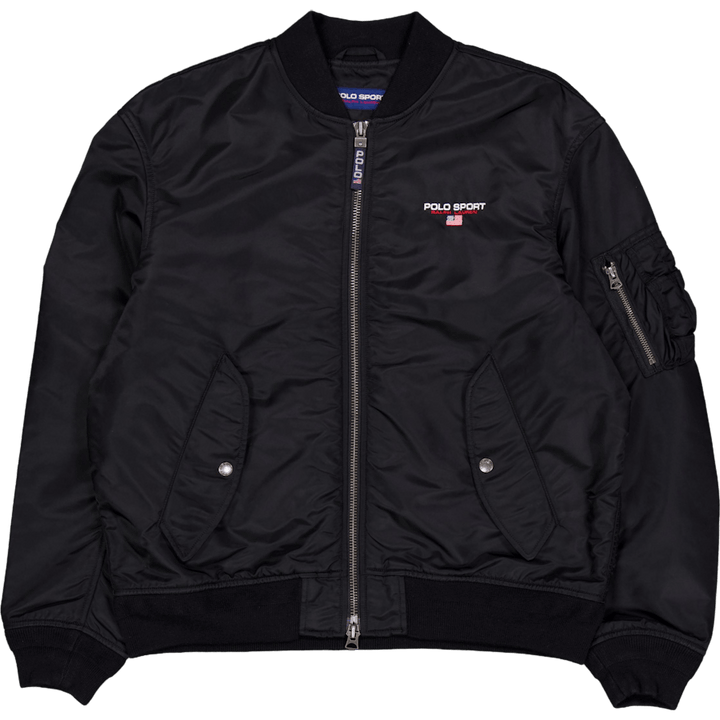 Nylon-Twill-Polo Sport Ma1 Polo Schwarz