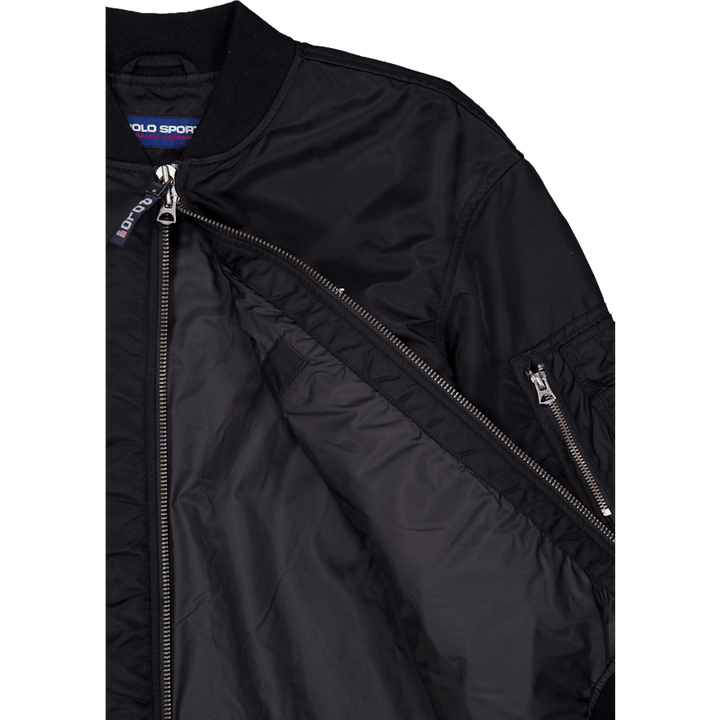 Nylon-Twill-Polo Sport Ma1 Polo Schwarz