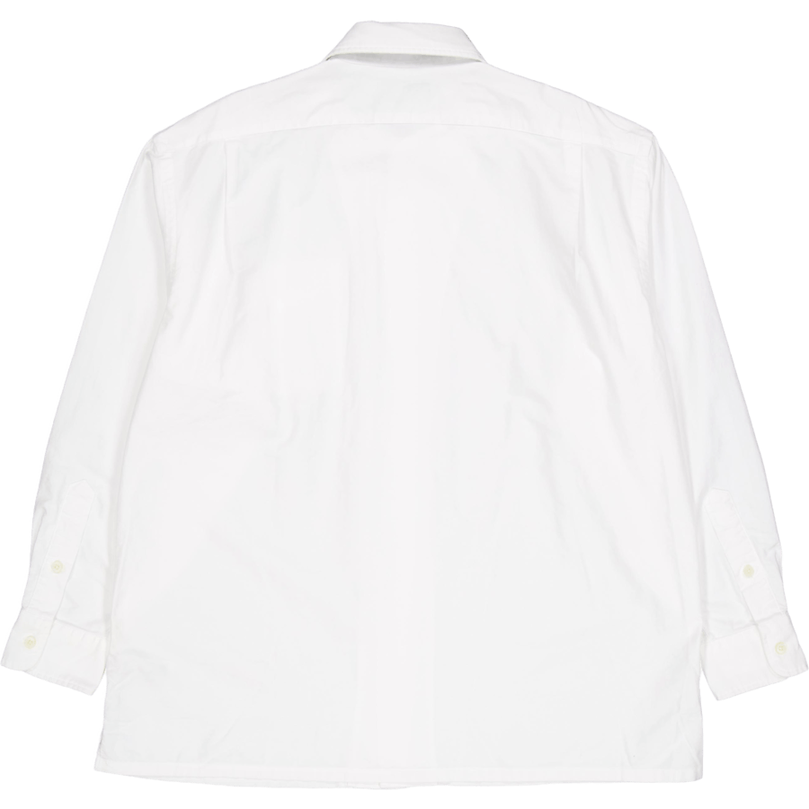 Camicia da campeggio Big Fit Polo Sport Oxford Bianco