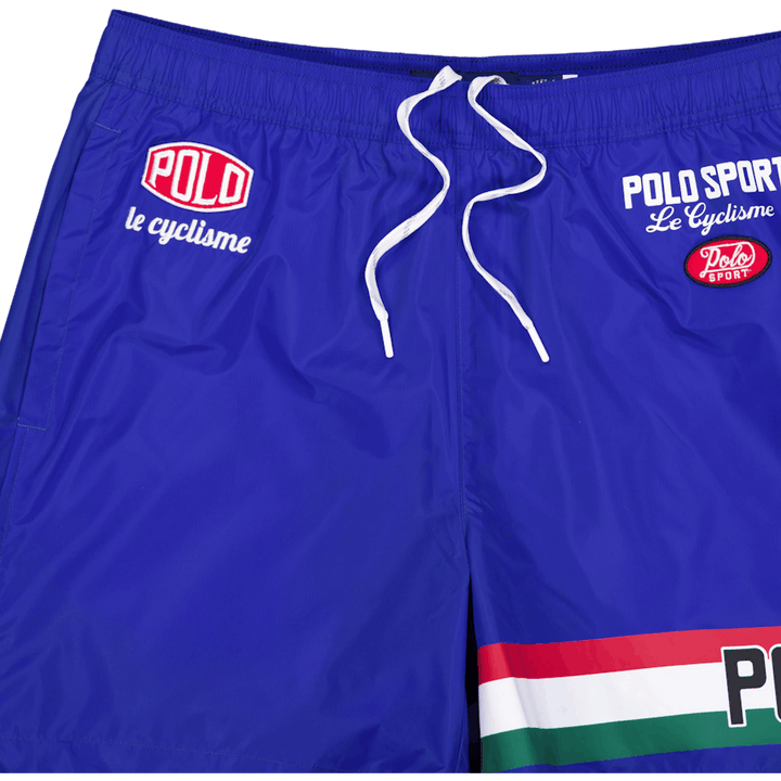 5-Zoll-Polo Sport gefüttert kurz Heritage blau