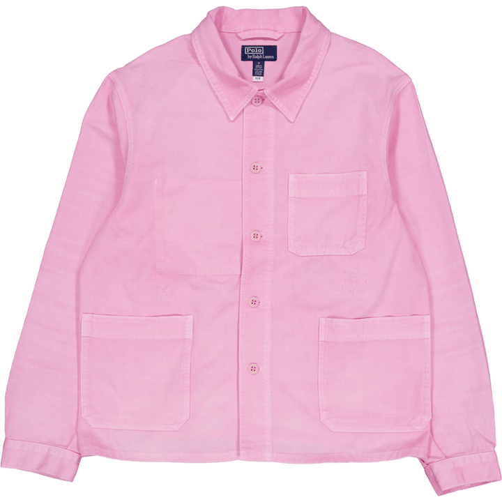 Rustikales Twill-unl-fjk Karmelrosa