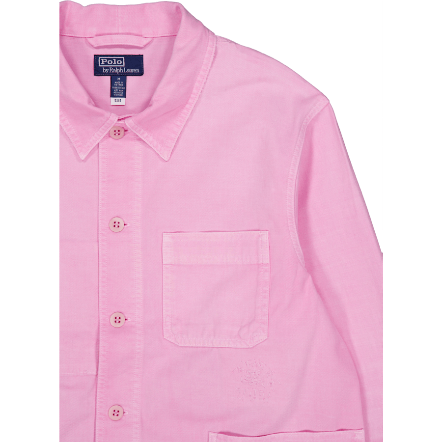 Rustikales Twill-unl-fjk Karmelrosa
