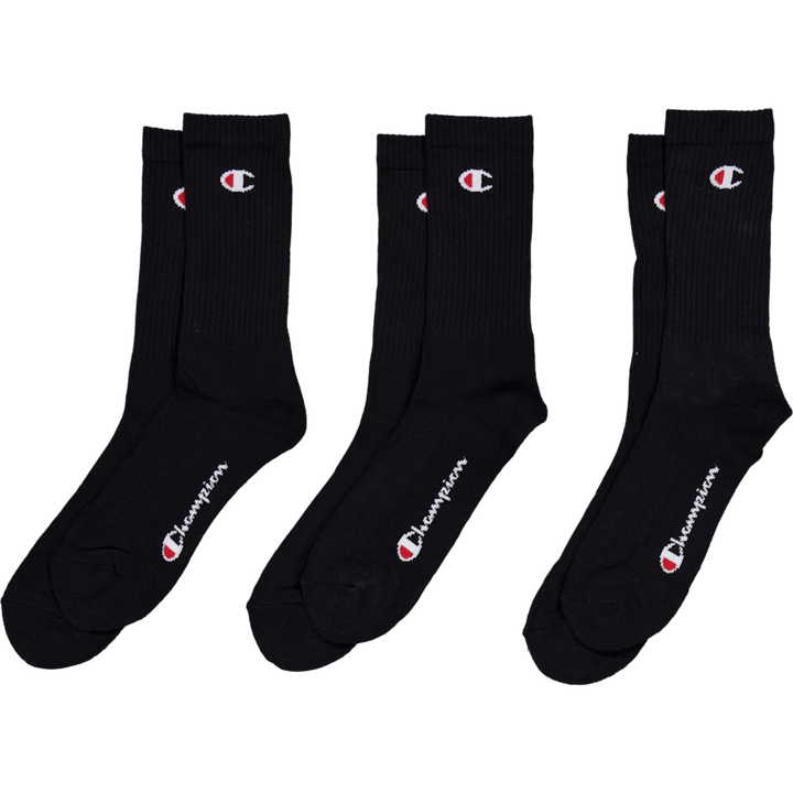3pk Crew Socks Nbk/nbk/nbk-ns