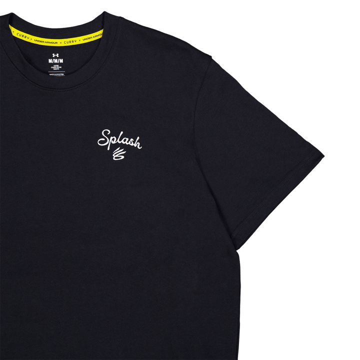 T-shirt Curry Emb Splash Noir