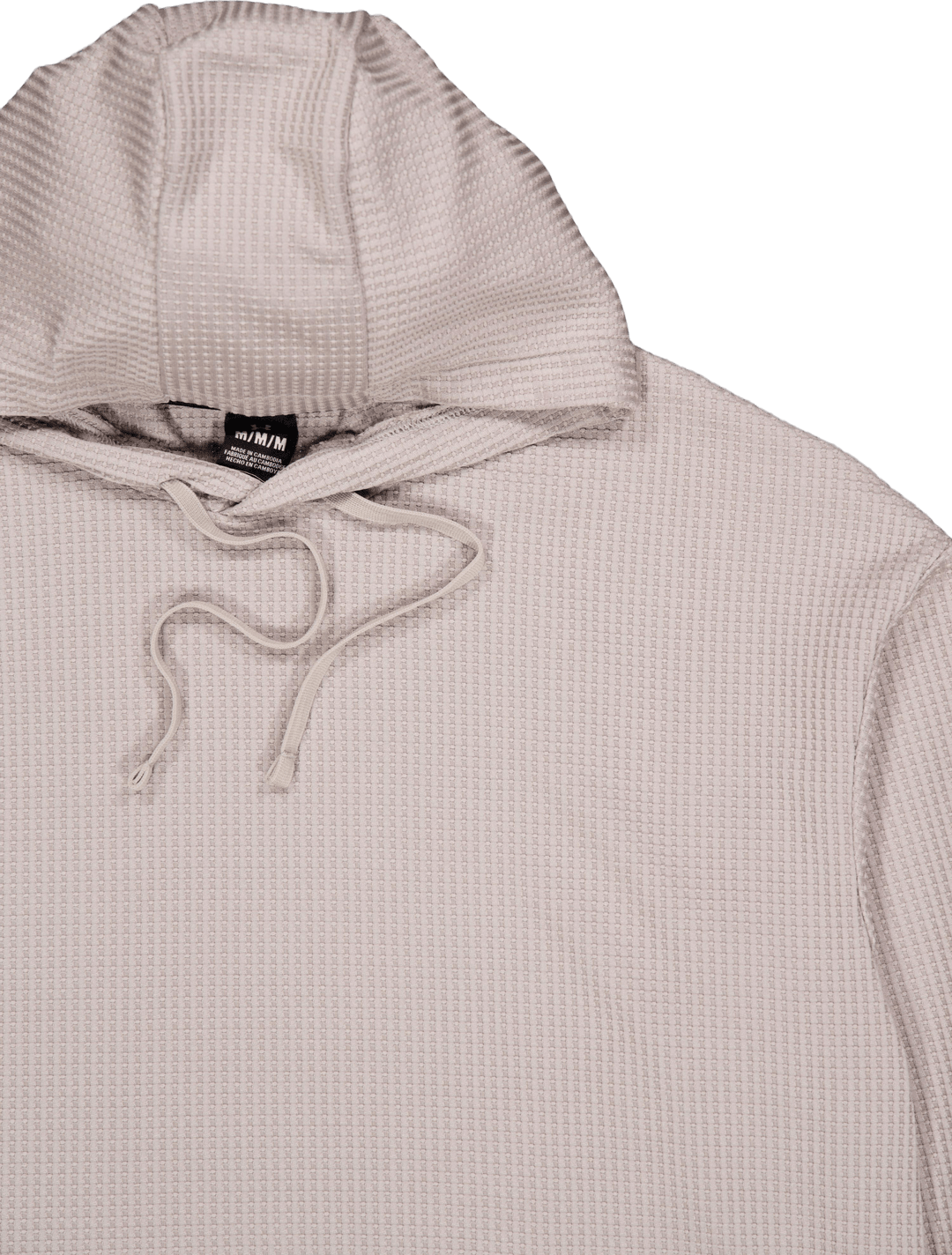 Ua Rival Waffle Hoodie Taupe