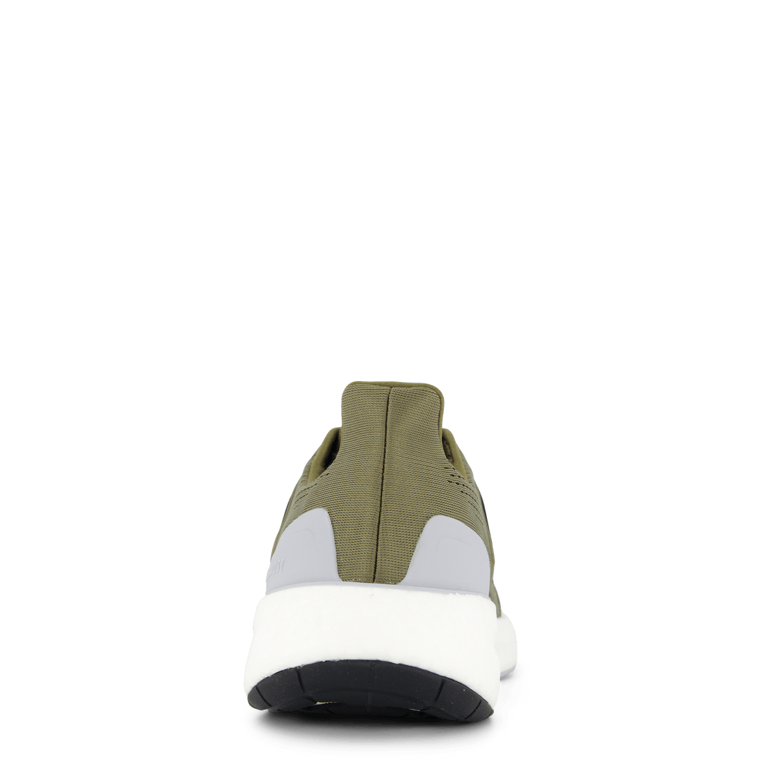 Pureboost 23 Shoes Olive Strata / Core Black / Halo Silver
