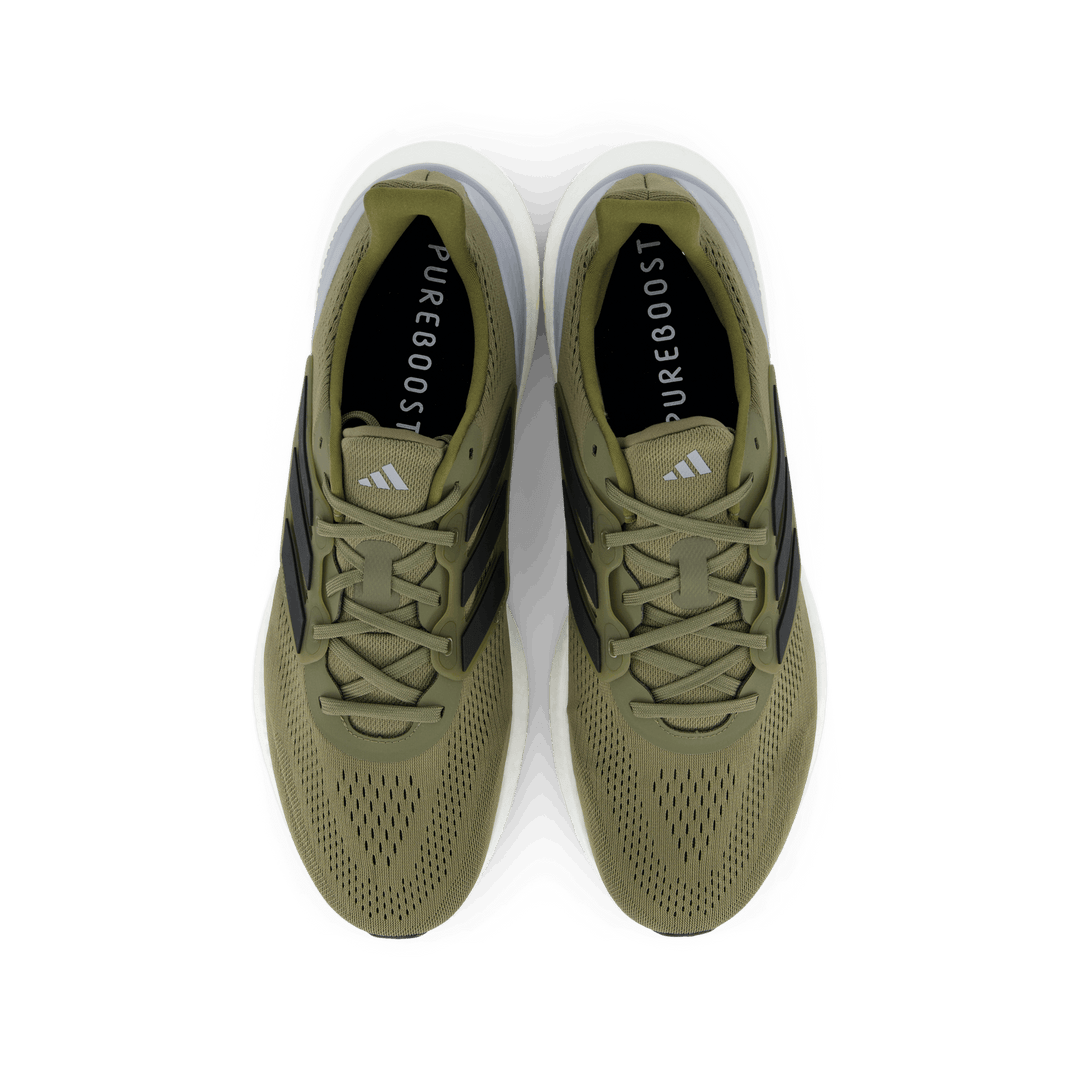 Pureboost 23 Shoes Olive Strata / Core Black / Halo Silver