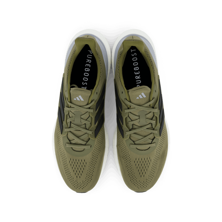 Pureboost 23 Shoes Olive Strata / Core Black / Halo Silver