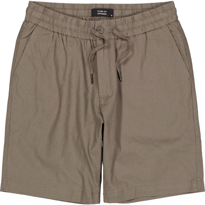 Pantaloncini Barcelona in cotone e lino verde polvere