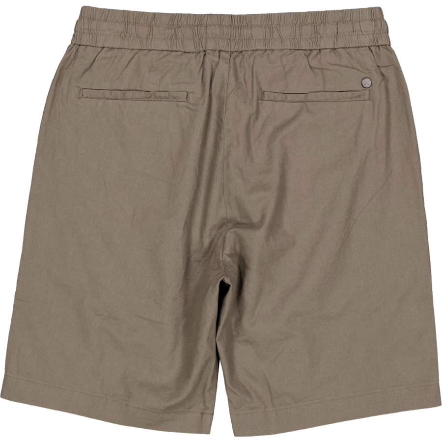 Pantaloncini Barcelona in cotone e lino verde polvere