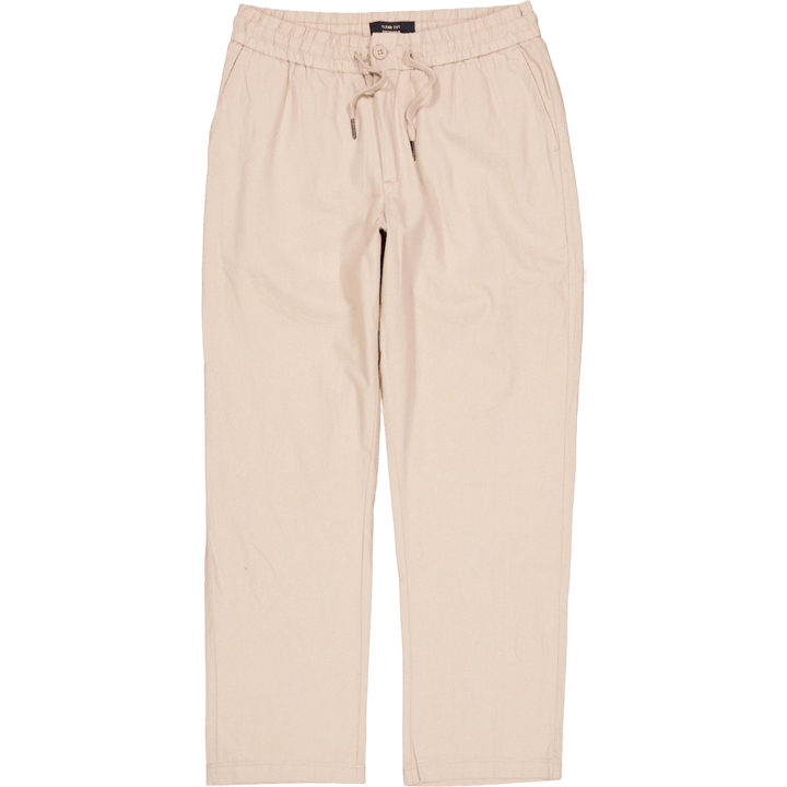 Barcelona Bavlněné / lněné kalhoty Khaki