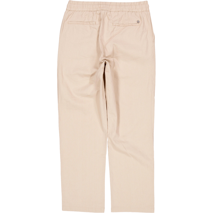 Barcelona Bavlněné / lněné kalhoty Khaki