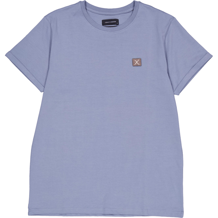 Basic Organic Tee Dusty Blue