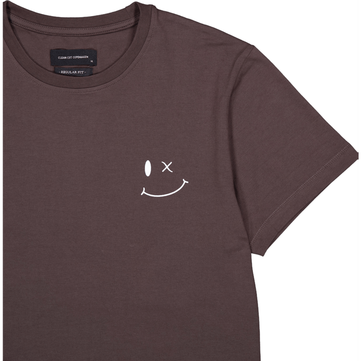 Patrick Organic Tee Dark Brown