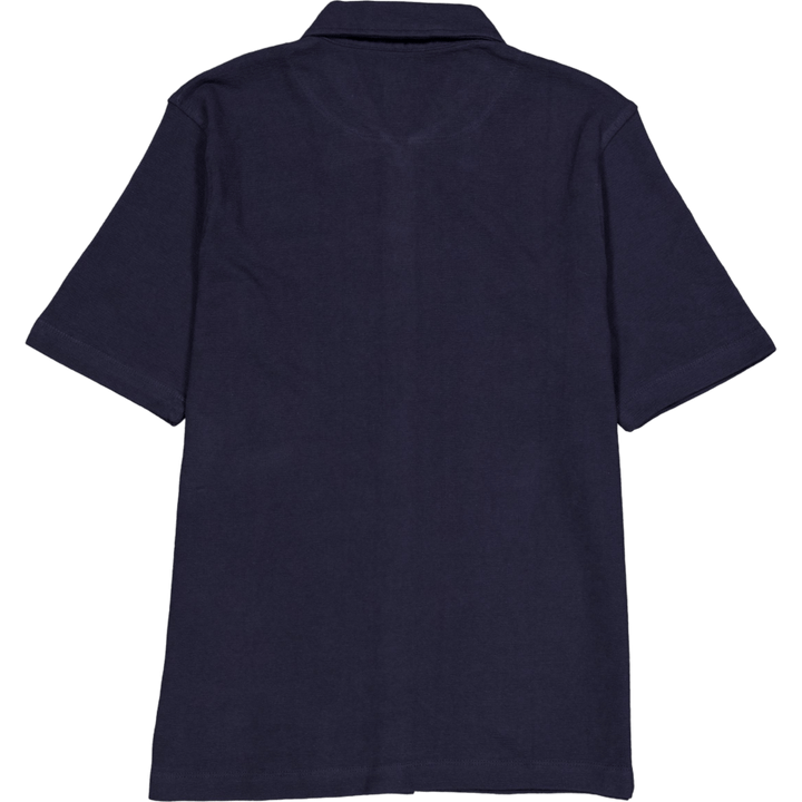 Calton Strukturiertes Hemd S/s Dunkelmarine